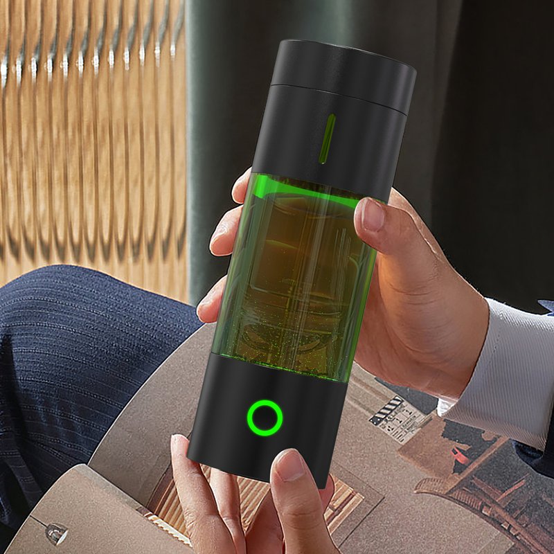 New Fashion LED Display Adjustable 3000ppb 6000ppb SPE PEM Smart Hydrogen Water Bottle Generator Hydrogen Water Ionizer Bottle
