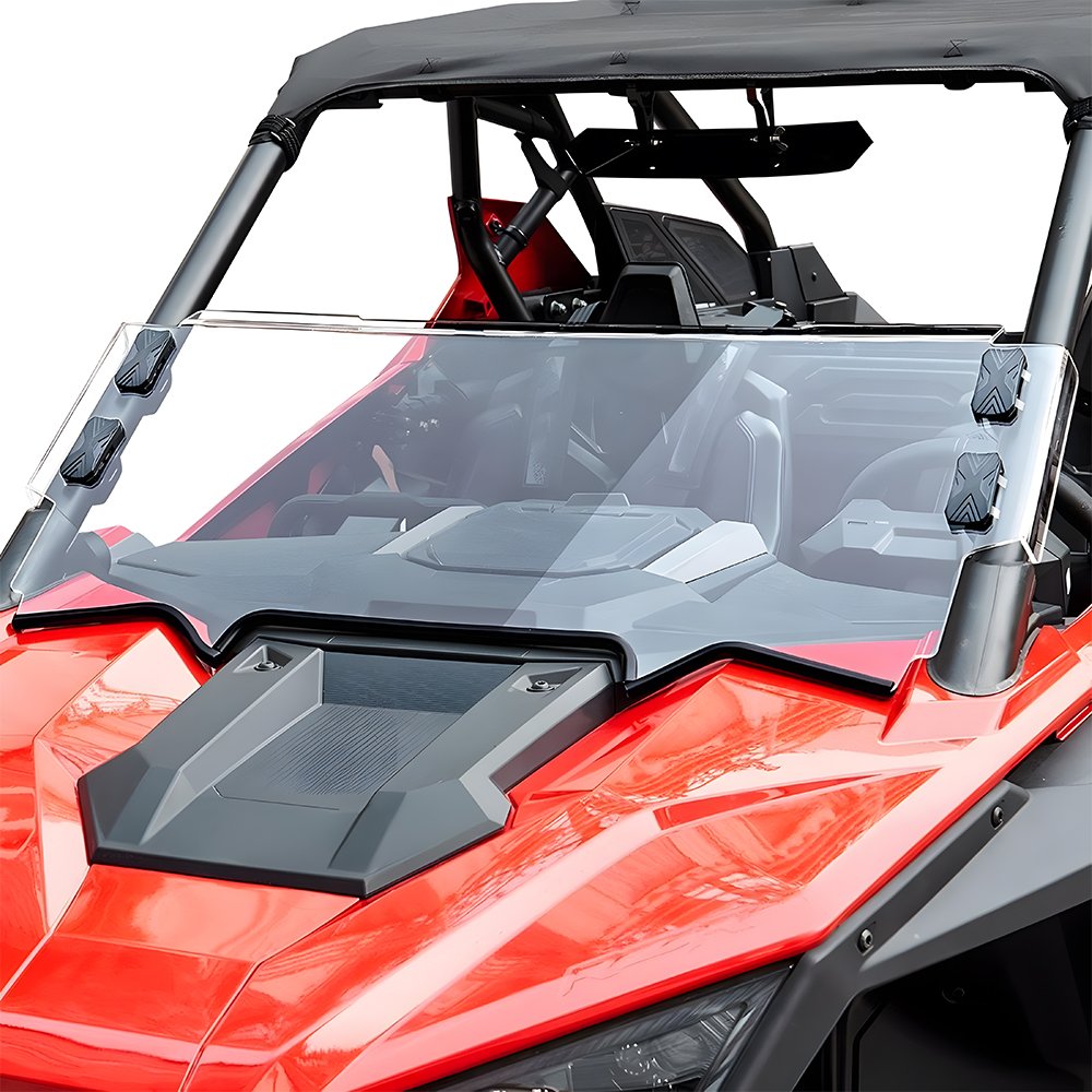 Chinese Manufactur PC Plastic Snowmobile Windshield Injection Molding Custom clear Snowmobile Windshield