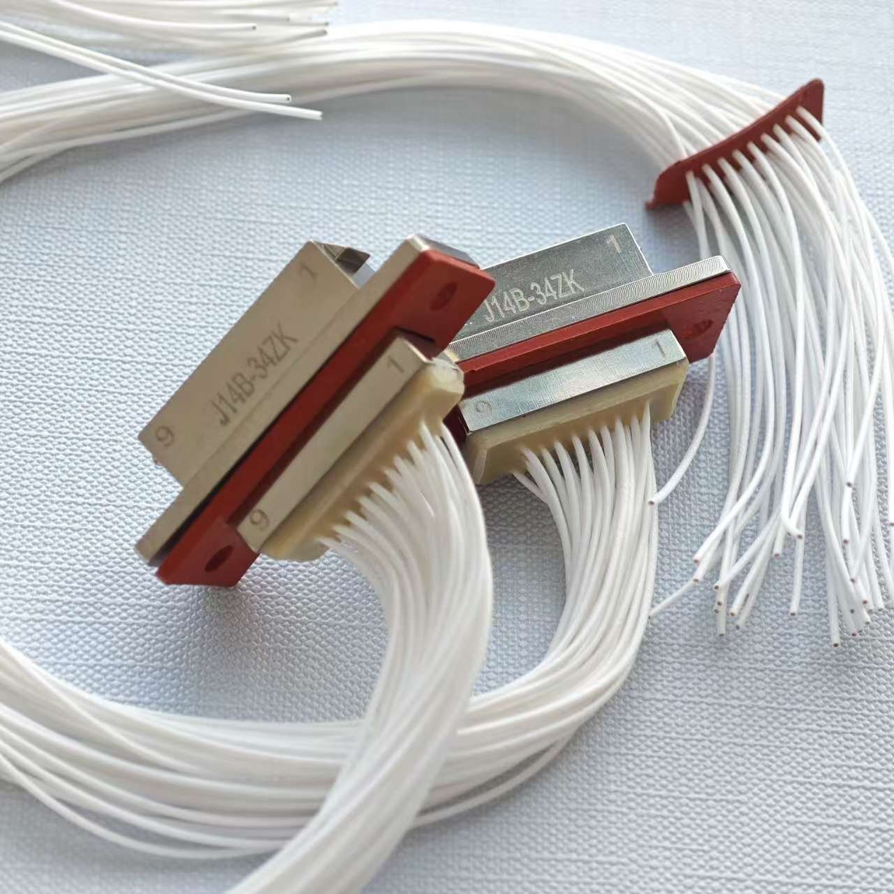 J14B Series Aviation Electrical Connector J14B-34ZK J14B-34TK J14B-34ZJ J14B-26TJ J14B-26TK and Customized Cable Assembly