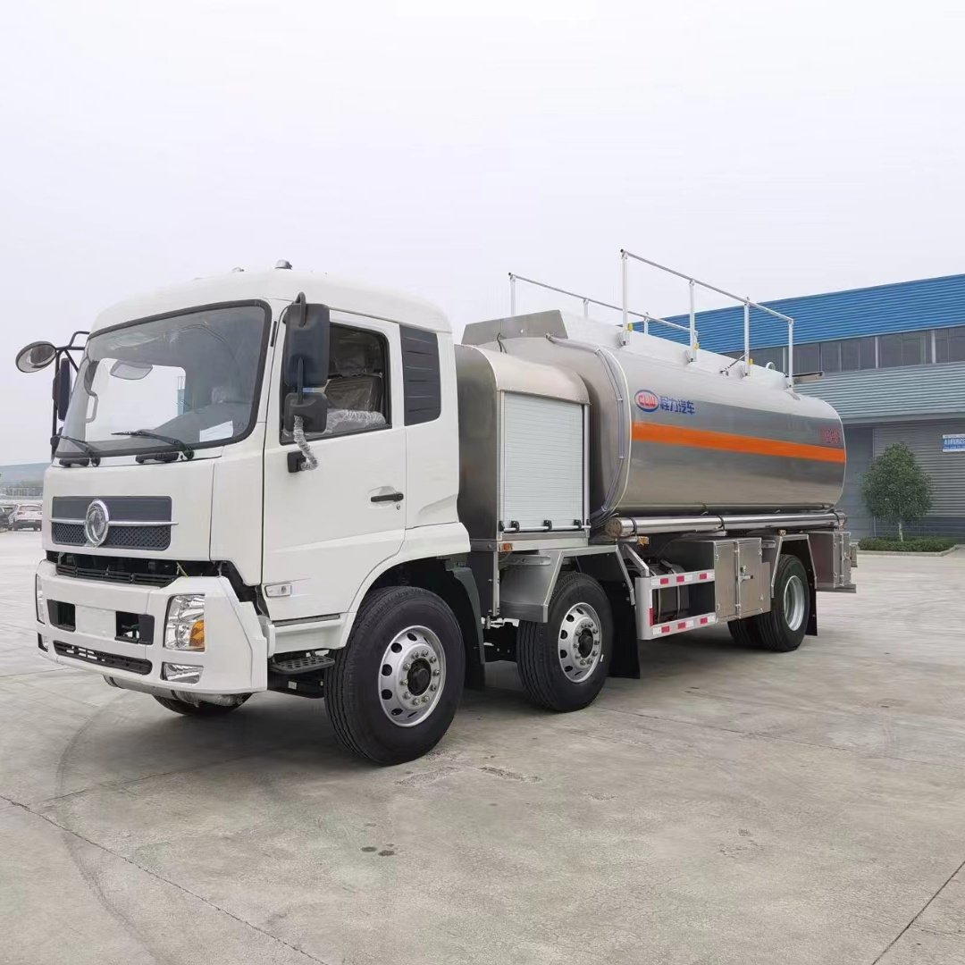 Dongfeng 8 Tyres Aviation Kerosene Truck RHD Mobile Fuel Bowser Helicopter Plane Refueling 13KL 20KL Mobile Storage Oil Truck