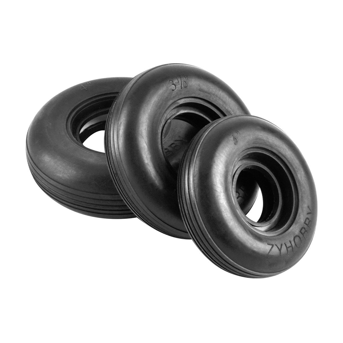 ZYHOBBY Durable 1.75-4.5 Inch Rubber Tire for RC Model Plane Aircraft Car Toys Accessory 1.75 2.5 3 3.5 4 4.5 Inch Wheel Tyre