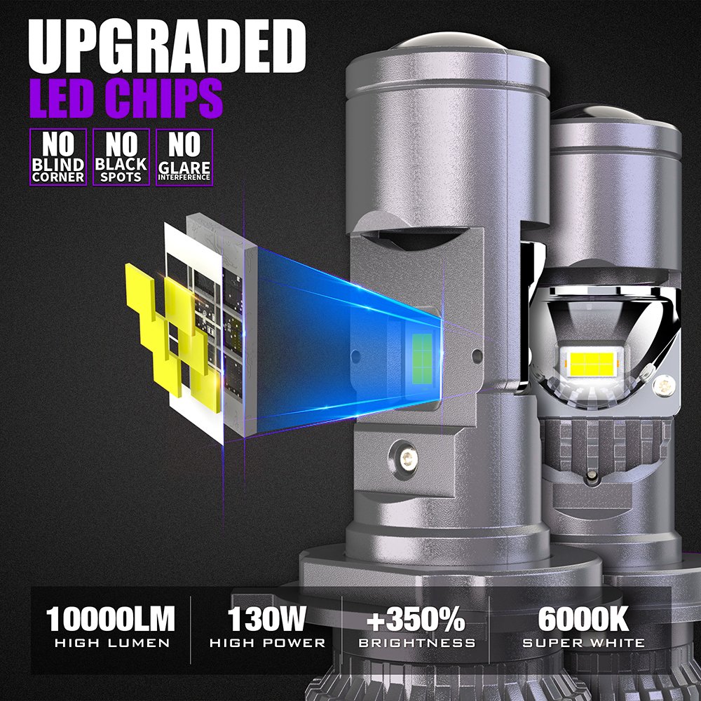 X-7SEVEN in Stock Super Power XLUM 6500K 9-20V 85W 8500LM H4 Auto Parts Halogen Car Led Headlights Waterproof
