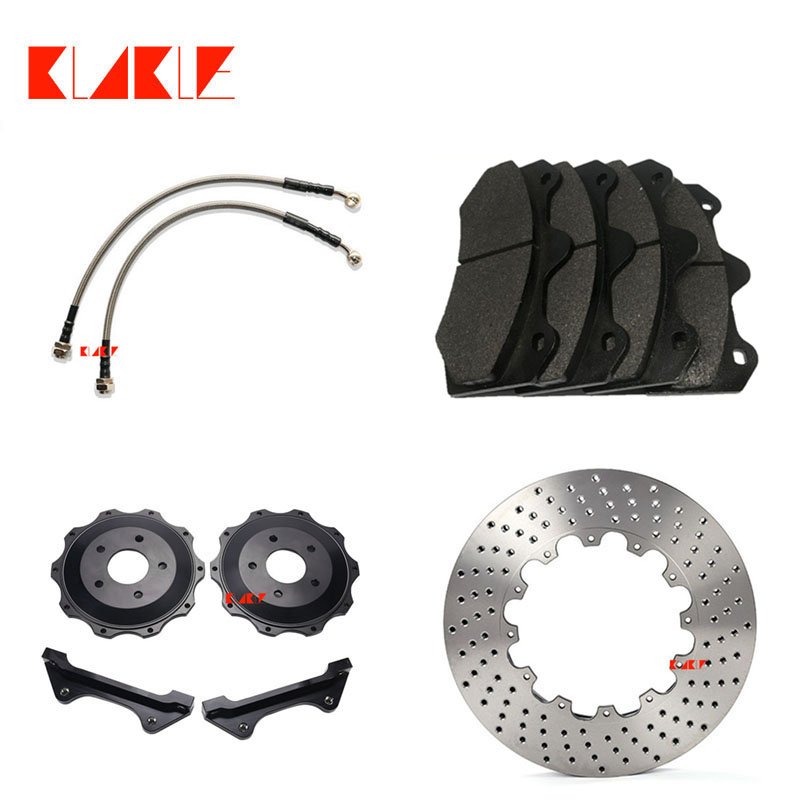 KLAKLE Automotive Parts & Accessories Brake Pads 6 Pistons 9040 Brake Caliper Kit for Mazda Speed3 / Mps 2007 18" Rims