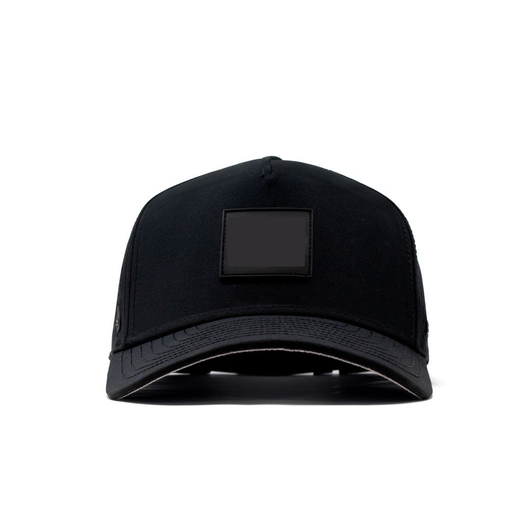 Private Label 5 Panel Perforated Mesh Polyester Golf Dad Hats Custom Pvc Patch Waterproof aviator Performance Golf Hat