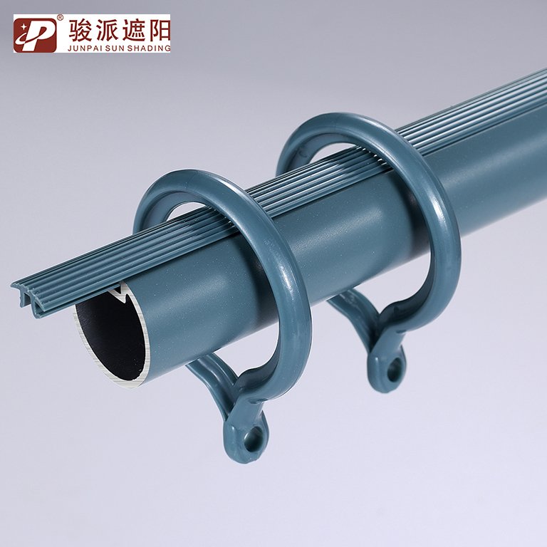 Manufacturer Wall Mount Curtain Rod Track Aluminium Alloy Curtain Rods and Rails for Window