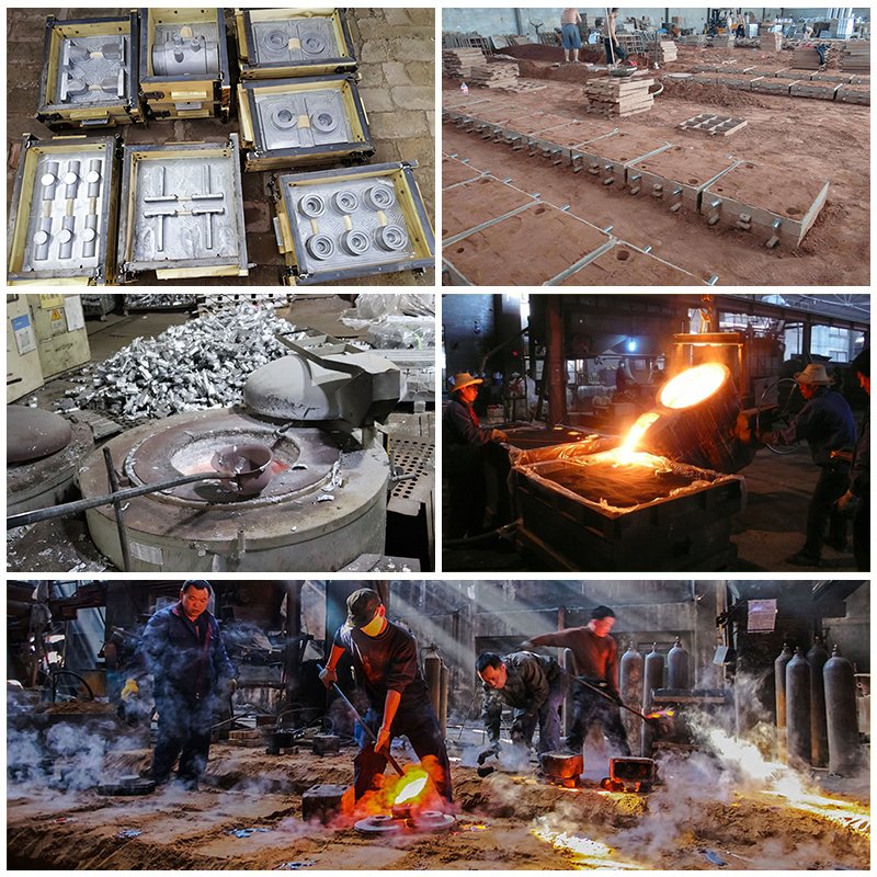 Foundry Custom High Precision Alloy Aluminum Stainless Steel Casting Parts Brass Grey Iron A356 Sand Casting Service