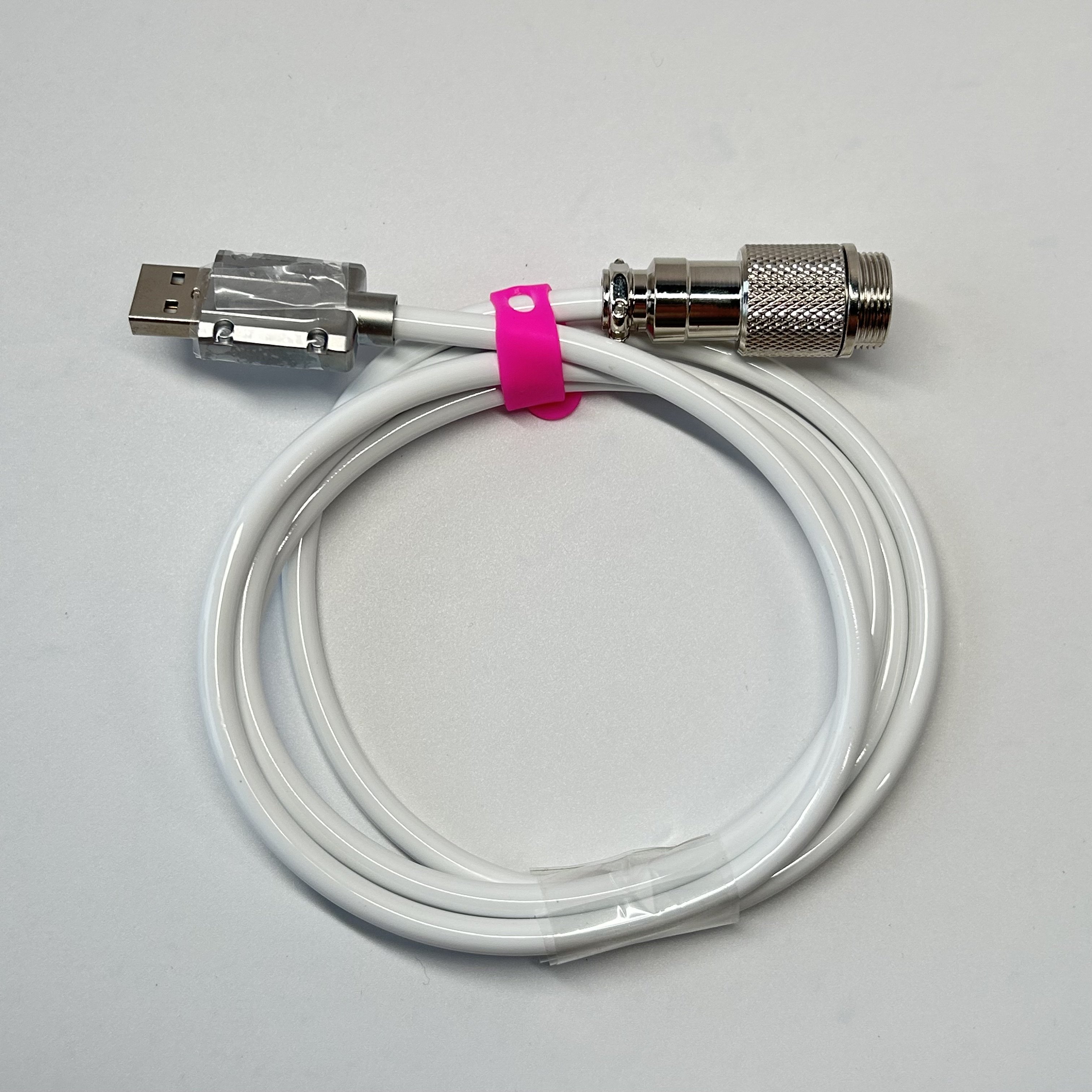 BSUN Durable Custom Customize Type c Spring Spiral Usb Cable Mechanical Keyboard Coiled Cable Keyboard