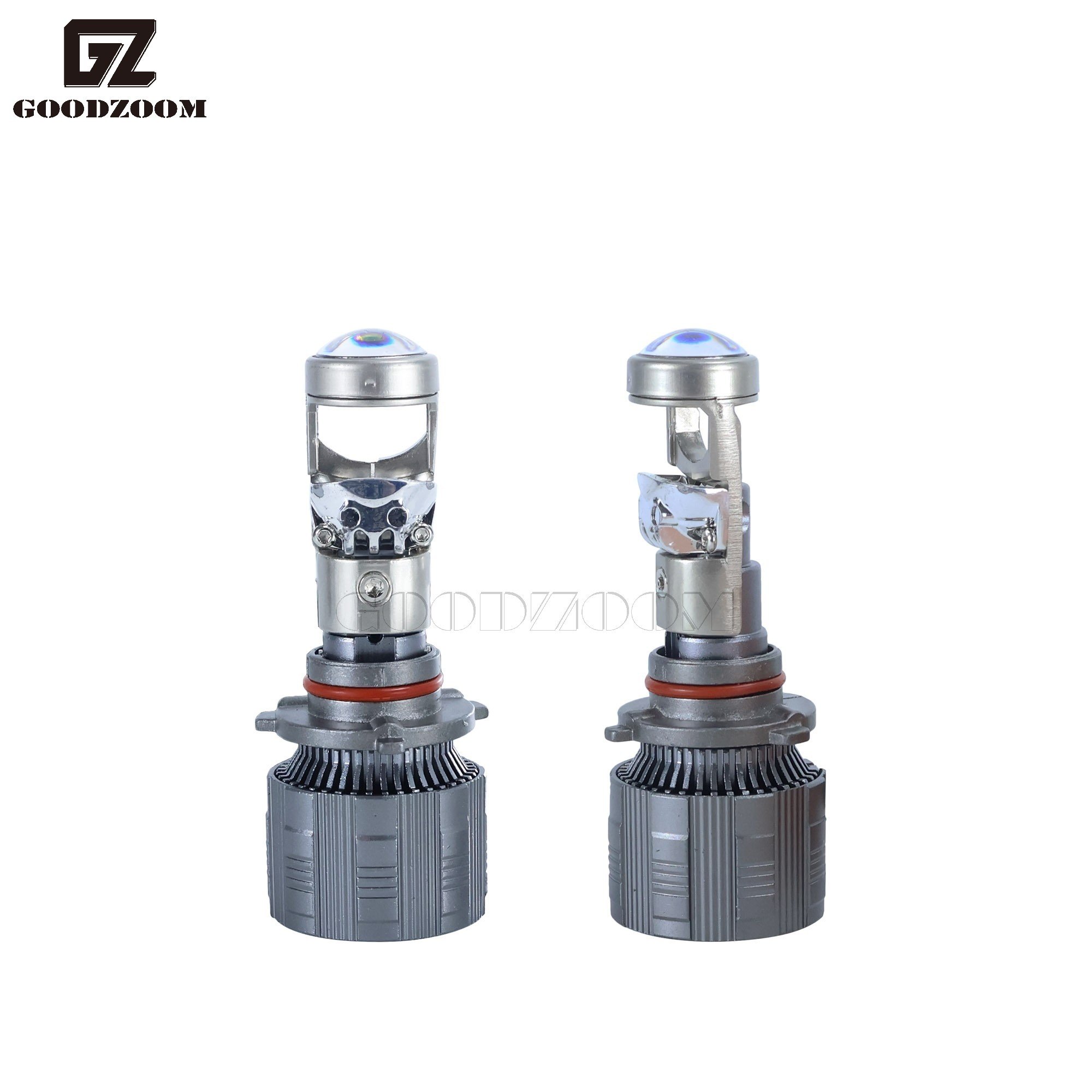 GOODZOOM Premium DC12-24V Luces Bi Led 3.0 LED Car Headlight Parts 9005 9006 H4 H7 H11With Projector Lens for Car 90W