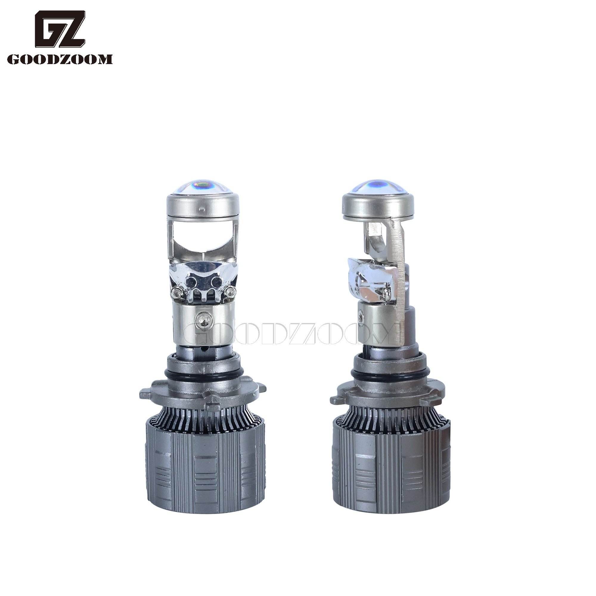 GOODZOOM Premium DC12-24V Luces Bi Led 3.0 LED Car Headlight Parts 9005 9006 H4 H7 H11With Projector Lens for Car 90W