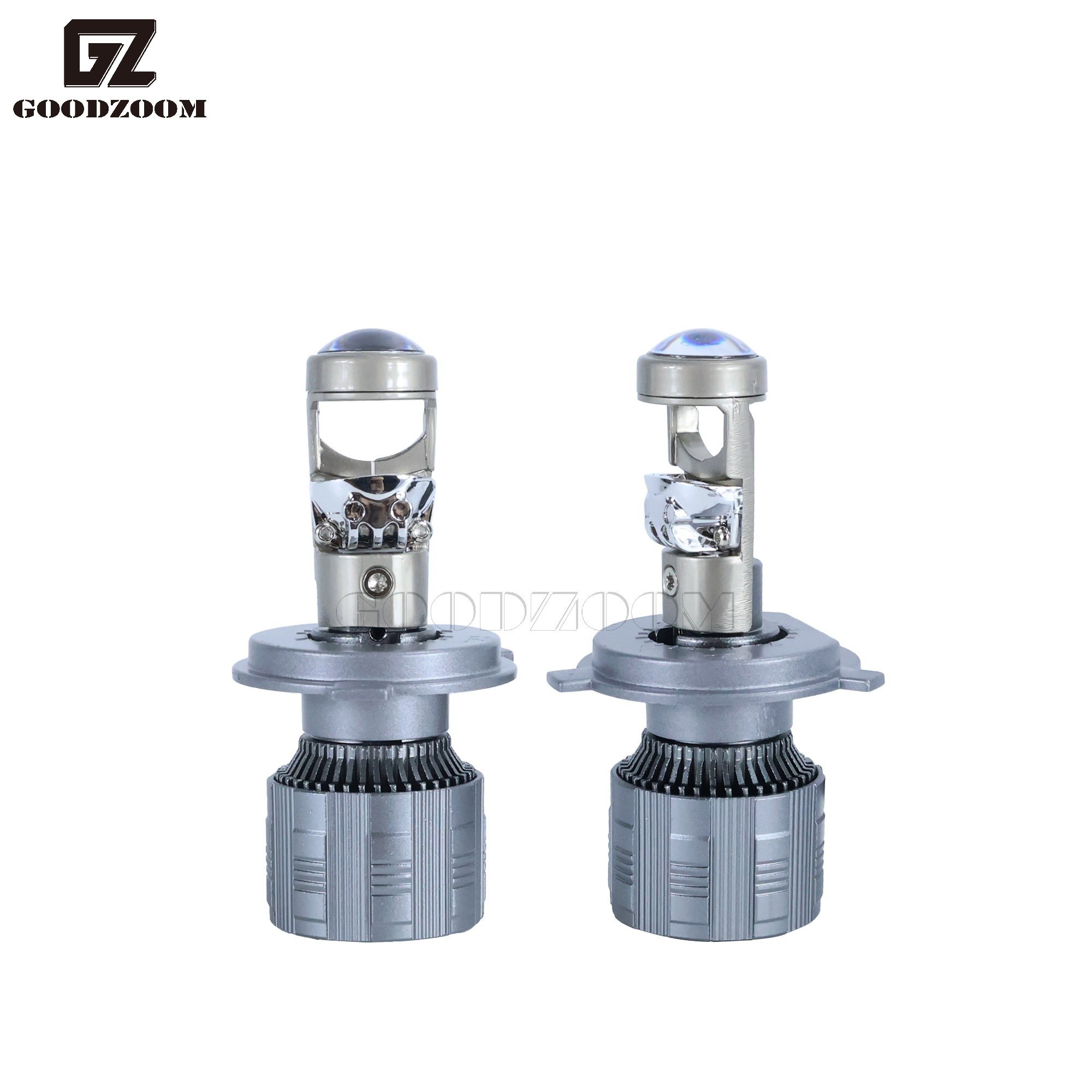 GOODZOOM Premium DC12-24V Luces Bi Led 3.0 LED Car Headlight Parts 9005 9006 H4 H7 H11With Projector Lens for Car 90W