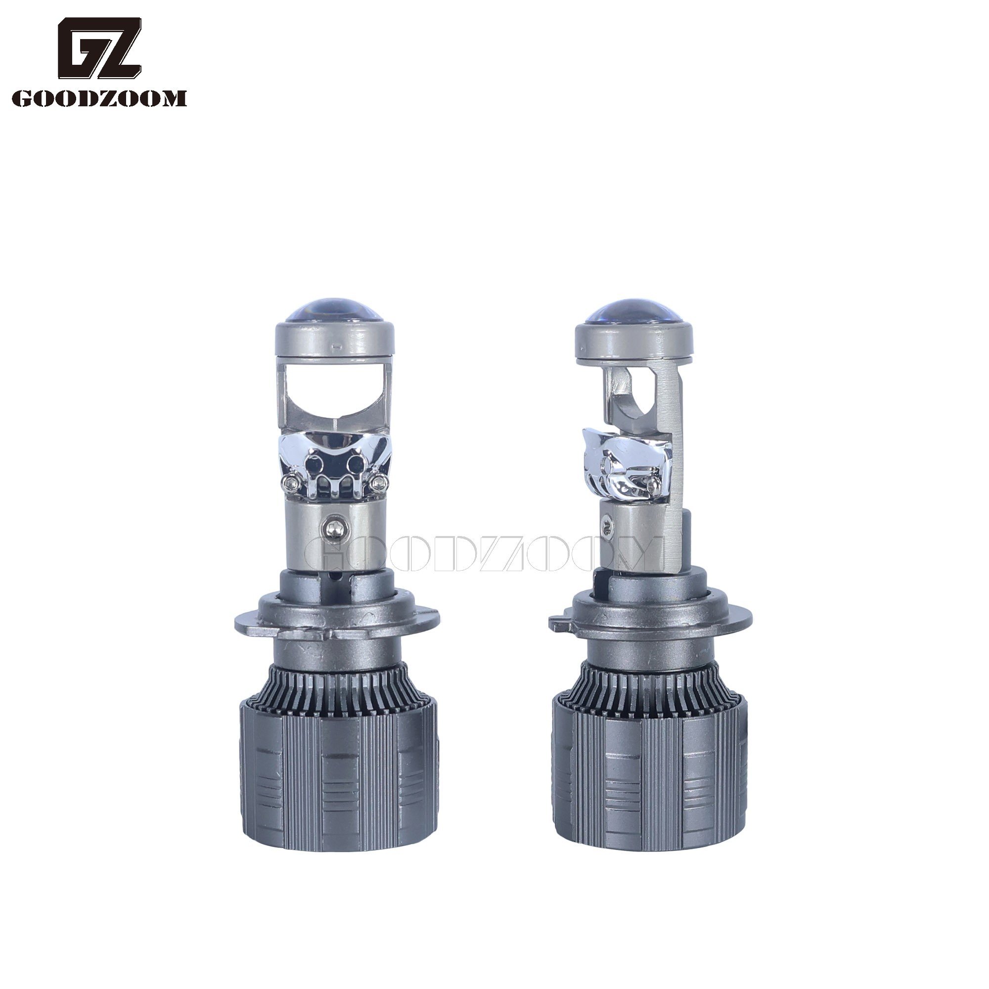 GOODZOOM Premium DC12-24V Luces Bi Led 3.0 LED Car Headlight Parts 9005 9006 H4 H7 H11With Projector Lens for Car 90W