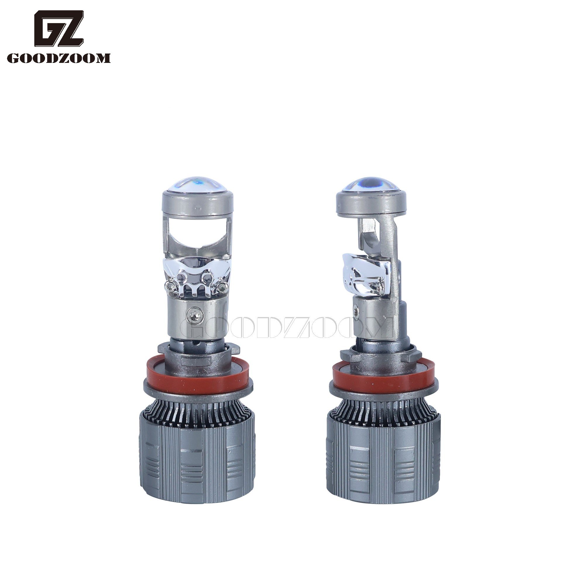 GOODZOOM Premium DC12-24V Luces Bi Led 3.0 LED Car Headlight Parts 9005 9006 H4 H7 H11With Projector Lens for Car 90W