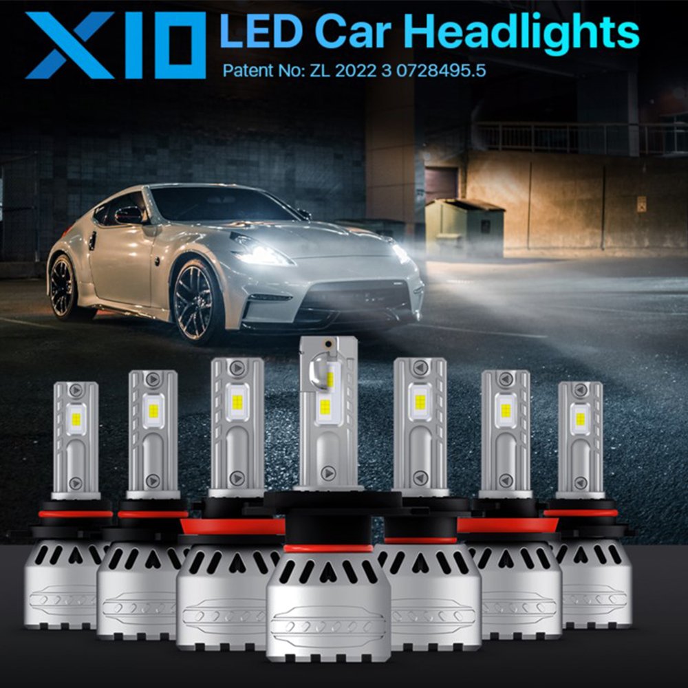 Factory Made H4 H7 H11 LED Headlight Bulb 60W Canbus 12000LM Bombilla Faro LED H10 9005 HB3 9006 HB4 9012 Auto Accessories 12V