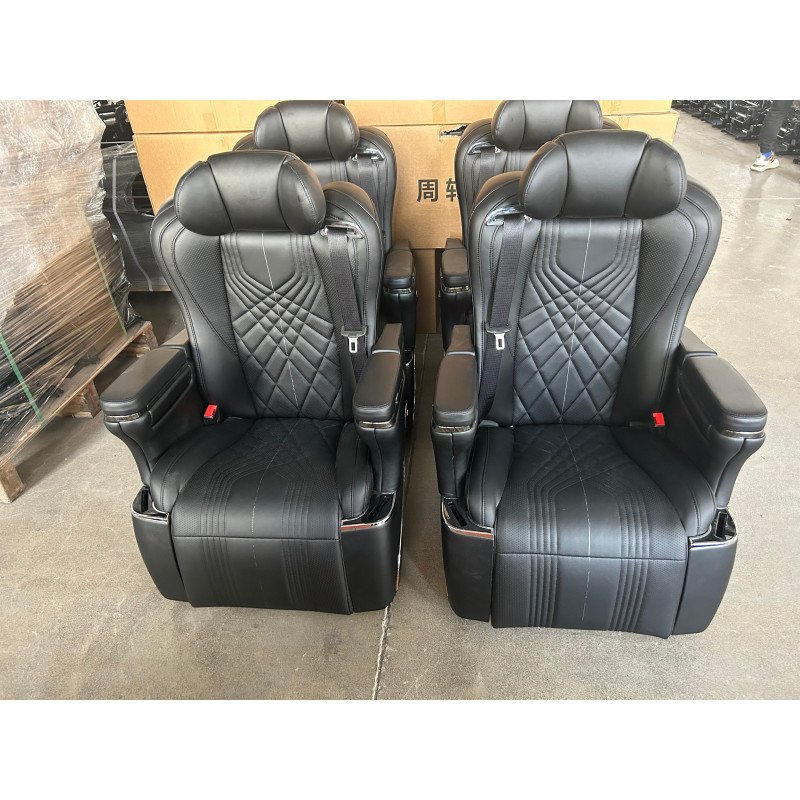 Custom Luxury Car Seats Massage Rotating Comfortable Leather Vip Aviation Power Seat for Toyota Alphard