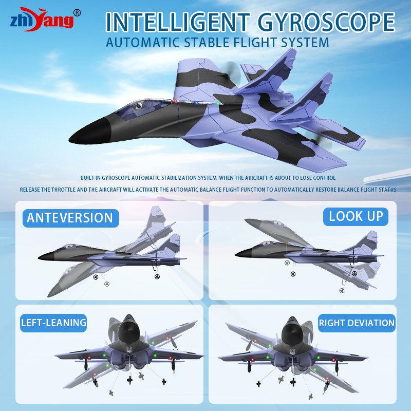 Wholesale Private Label 2.4G Remote Control Aircraft EPP Foam Electric Glider Plane With Led Night Light