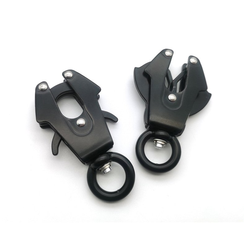 New Pet Leash Accessories Metal Frog Clip Buckle Multi-Function Alloy Connectors Carabiner Clip Frog Buckle
