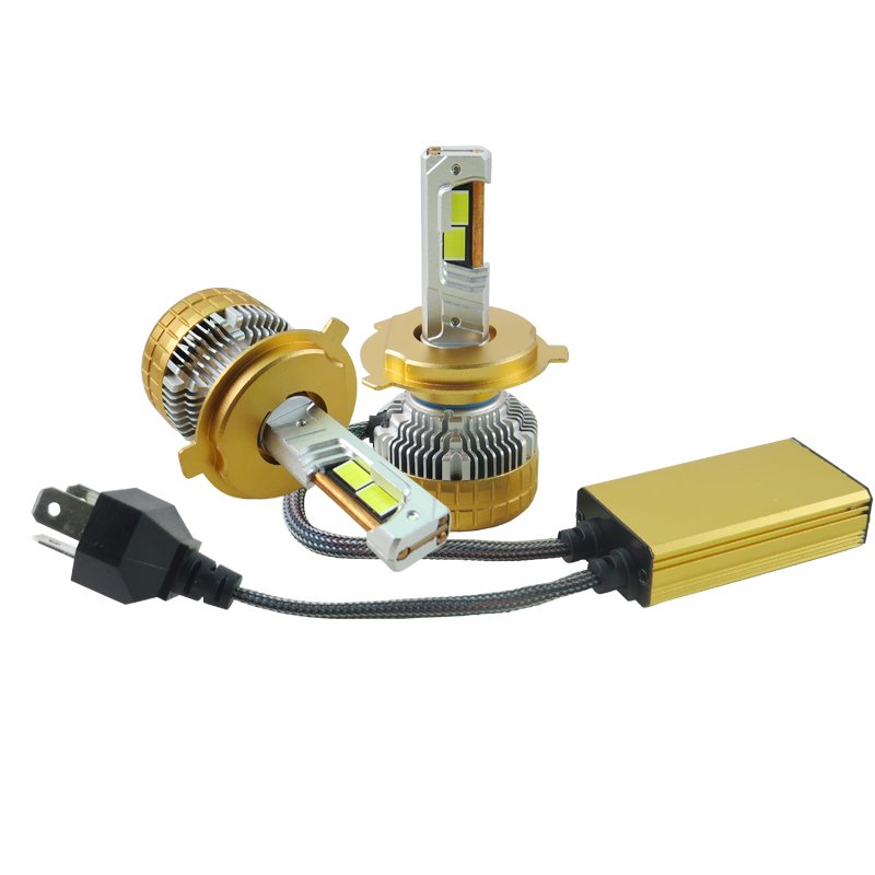 MACAR Super Bright LED Headlight Bulb H4 Canbus Three Copper Tube 300W 50000LM LED 12V 24V 6000K H4 LED R12 LED Car Headlights