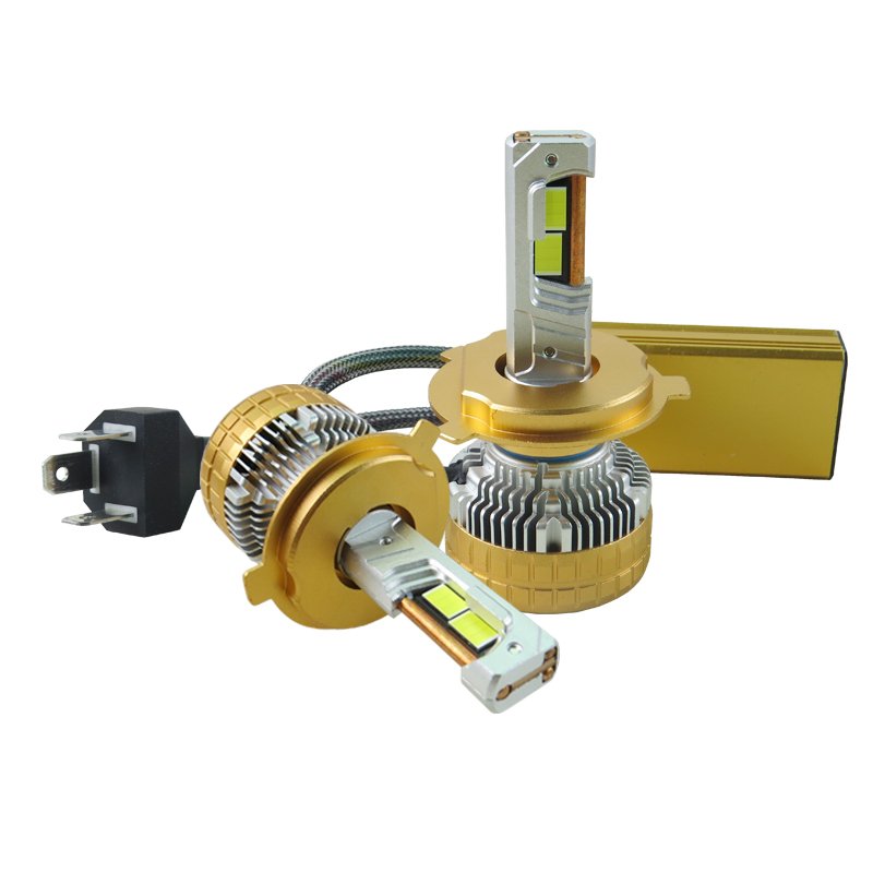 MACAR Super Bright LED Headlight Bulb H4 Canbus Three Copper Tube 300W 50000LM LED 12V 24V 6000K H4 LED R12 LED Car Headlights