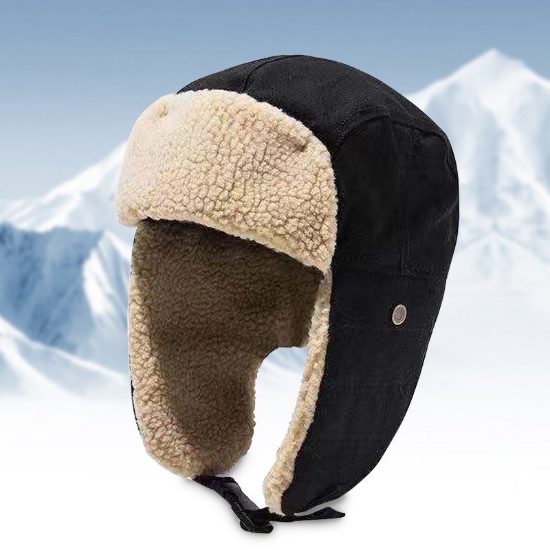 Wholesale Vintage Aviator Hat Knitted Costume Accessories Fur Ear Flaps Trooper Trapper Pilot Cap