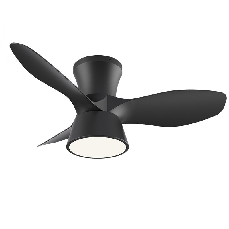 Factory Summer Wind 32 Inch 3pcs Abs Blade Copper Motor Dc Black Aviation Ceiling Fan