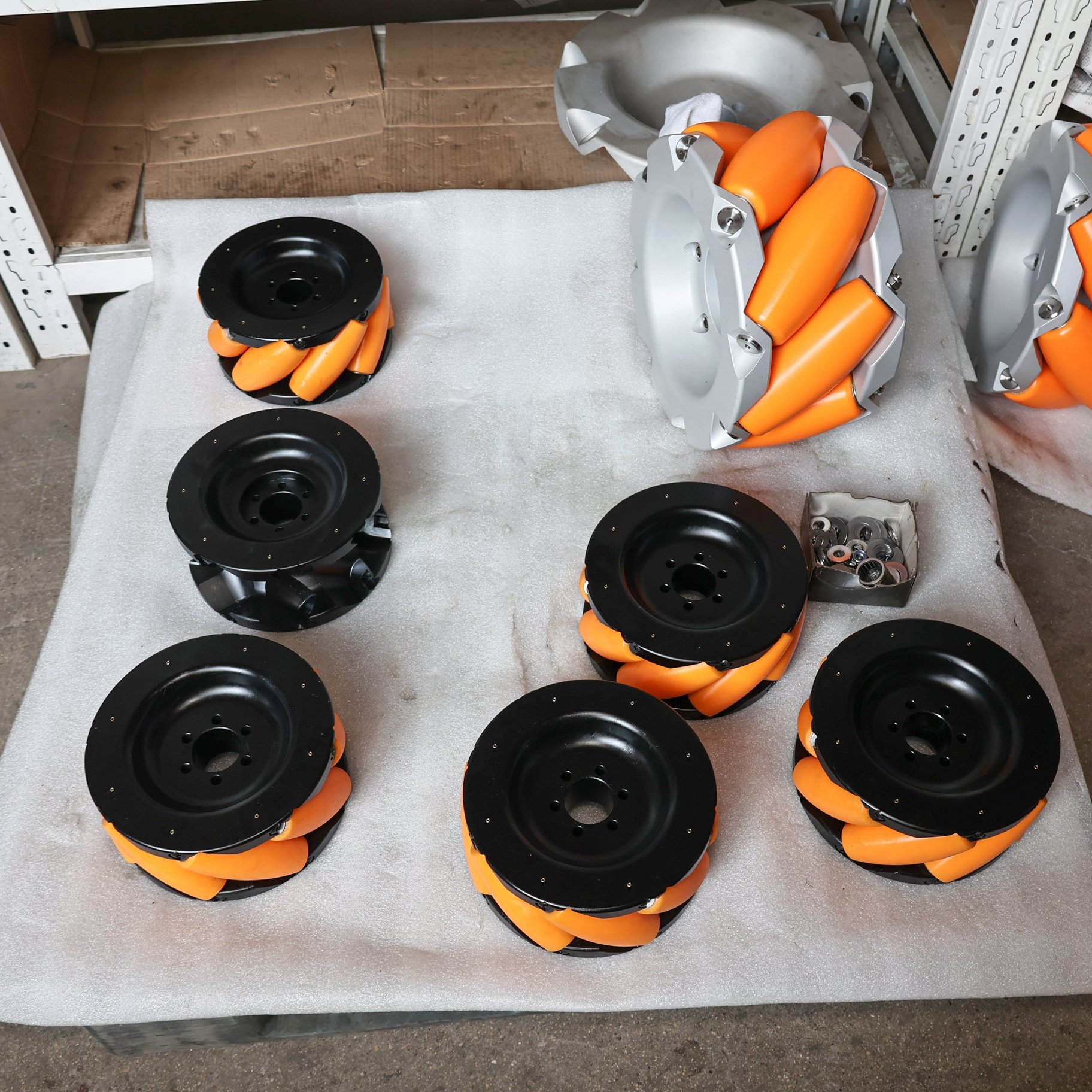 New 15 Inch Industrial Mecanum Industrial Material Handling Equipment Parts