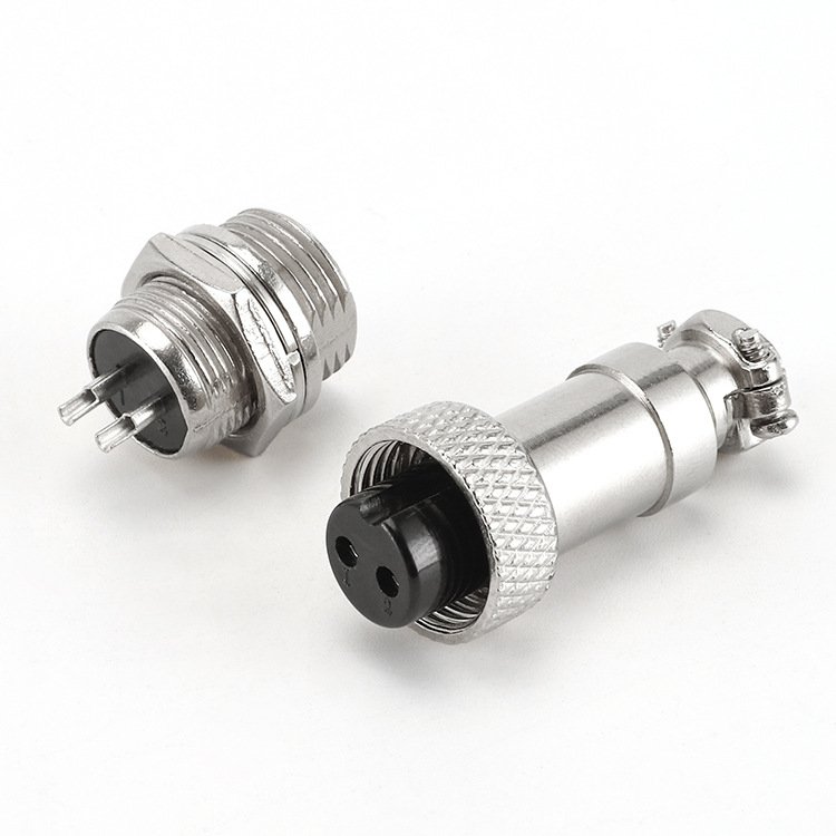Gx12 M12 Female Aviation Connector 12-2/3/4/5/6/7 Core round Aviation Socket Power Supplies Accessory