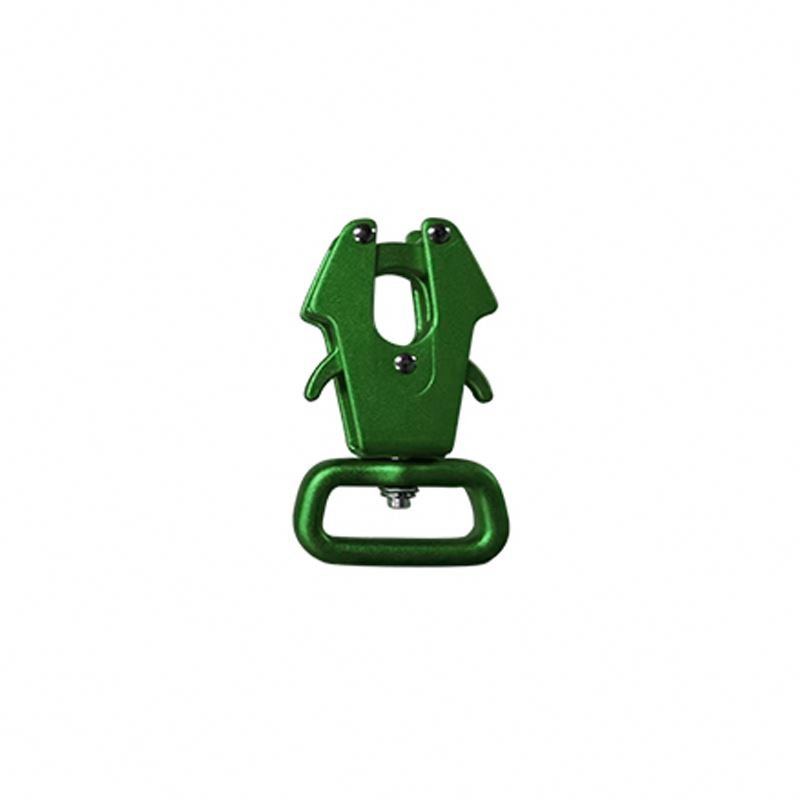 Pet Release Buckle Frog Clip Pet Snap Hook Frog Carabiner Safety Harness Collar Frog Clip Buckles for Dog Leash