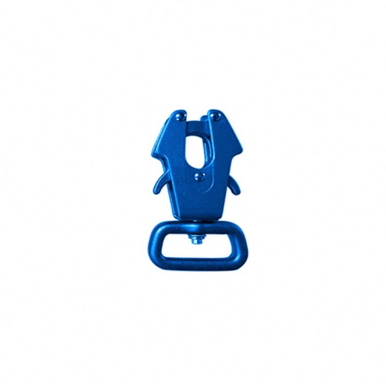 Pet Release Buckle Frog Clip Pet Snap Hook Frog Carabiner Safety Harness Collar Frog Clip Buckles for Dog Leash