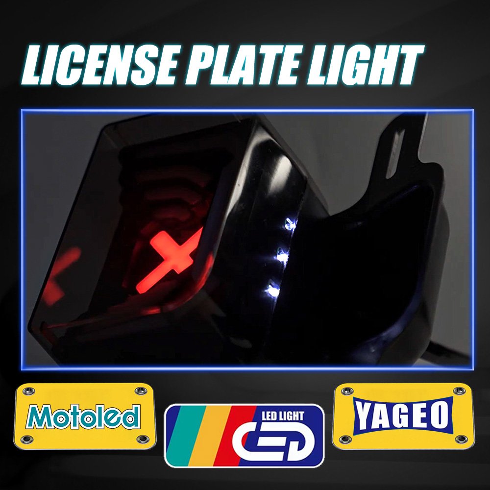 MOTOLED Motorcycle Led Tail Light Blinker Indicator for Suzuki Gn125 Tail Accessories