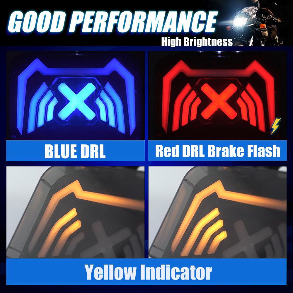 MOTOLED Motorcycle Led Tail Light Blinker Indicator for Suzuki Gn125 Tail Accessories