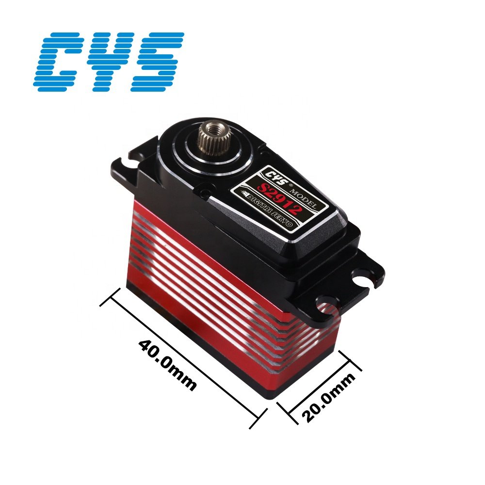Private Plane 12kg Torque Full Aluminum Case HV Coreless Standard Size Digital Servo With Titanium Gear For Helicopter Engine