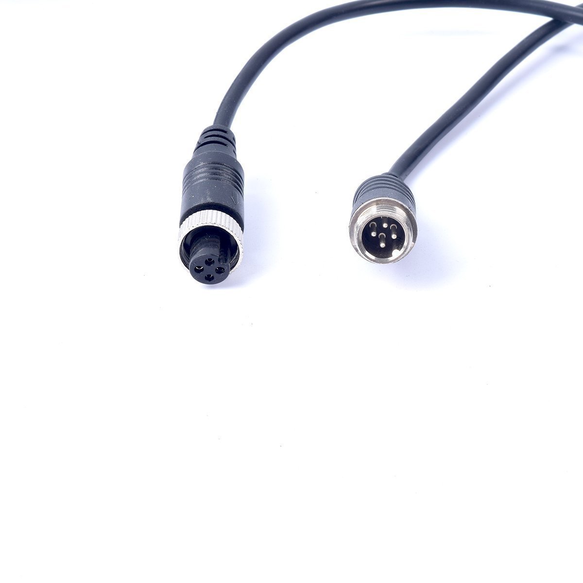 Podofo Backup Car Mini 4 Pin Rear View Camera Aviation Connector Cable Extension Cable Car Backup Rear View Camera Wire