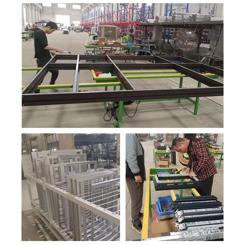 Aviation Grade Aluminum Alloy Sliding Windows, Villa Glass Doors with Screens, Soundproof and Heat-insulating Doors and windows