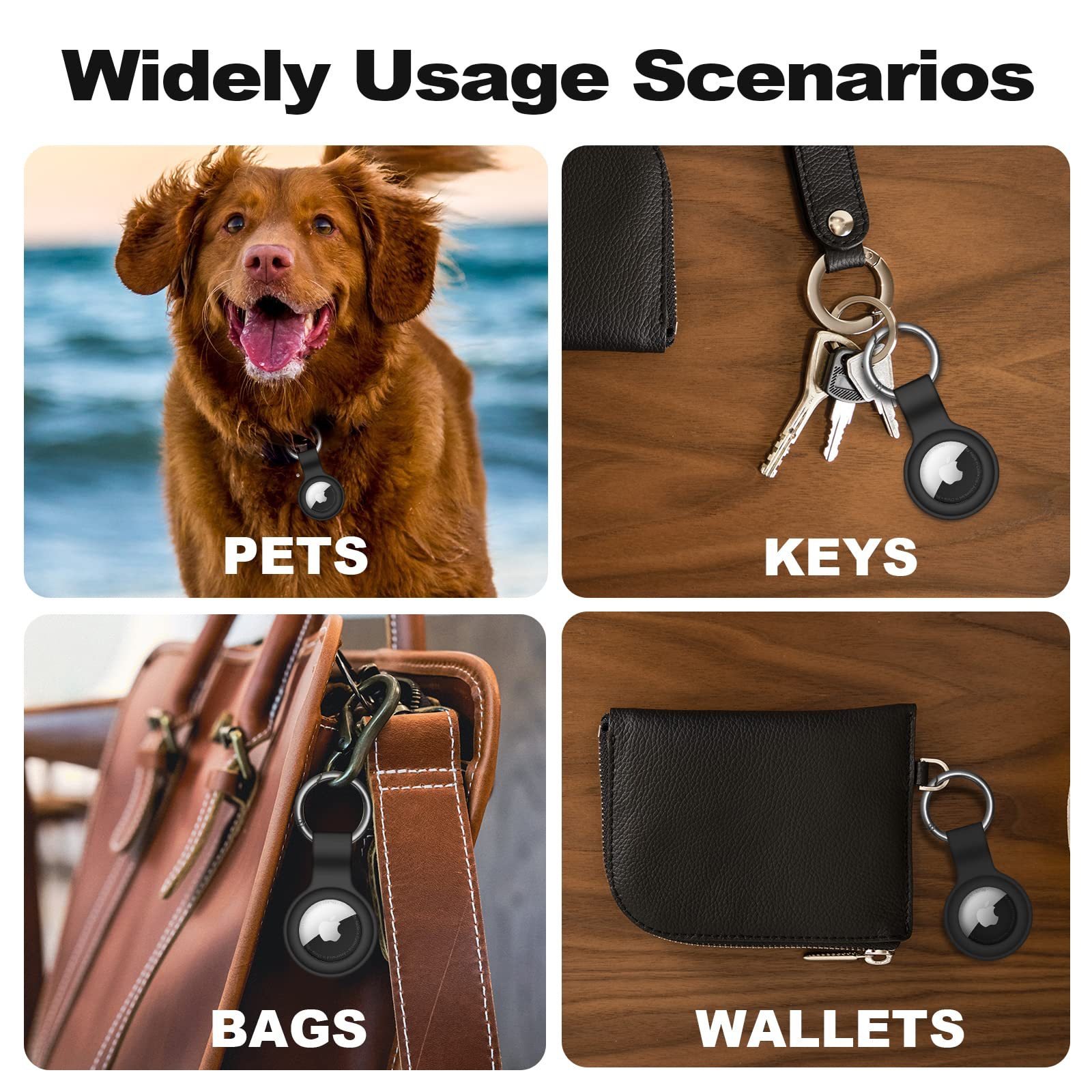 Keychain Silicone Protected air Tag Housing Shockproof Cover Pet Children GPS Aviation Tag Accessory case Holder