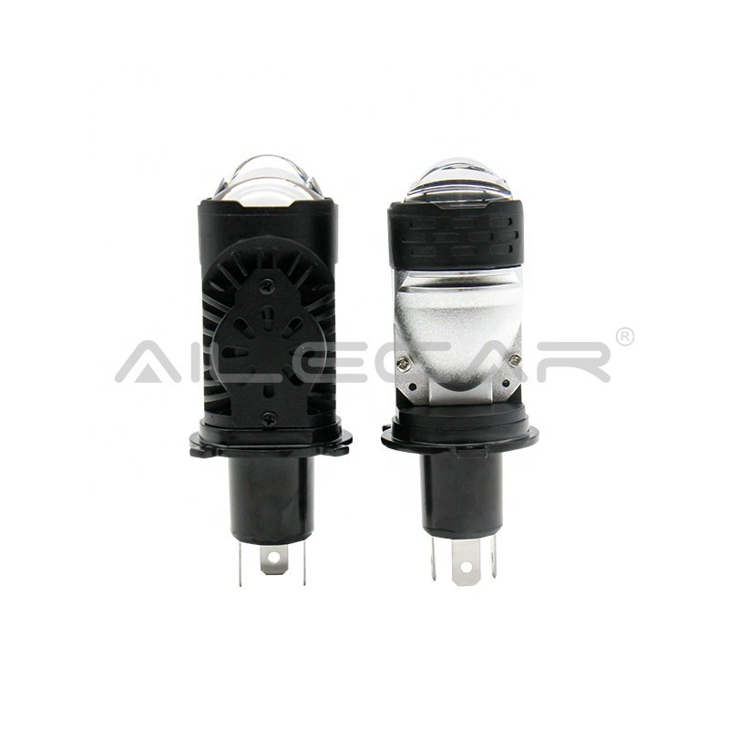 Upgraded Headlamp Retrofit 90W Matrix Mi Ni H4 LED Auto Headlight Bulb M1 LHD/RHD Motorbike Light H4 LED Headlight Bulb With Len