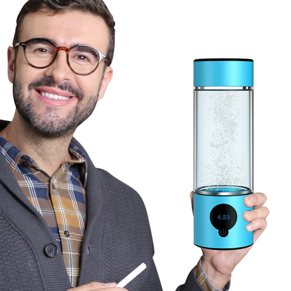 Suyzeko New Arrivals 2025 Portable Hydrogen H2 Generator Water Bottle 5000ppb+ 3 in 1 SPE PEM Electrolyzer Hydrogen Generator
