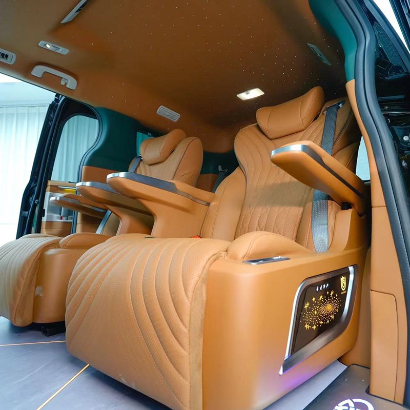 Auto Accessories Interior Upgrade Custom Rv Captains Chairs Leather Seats Luxury Van Seat for Mercedes Sprinter Captain Seats