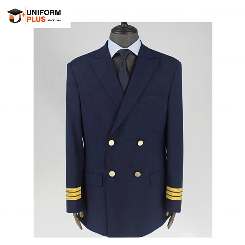 Custom Professional Airline Aviation Attire of Stewardess Hostess Cabin Crew Flight Attendant pilot Uniform Design and Suppliers