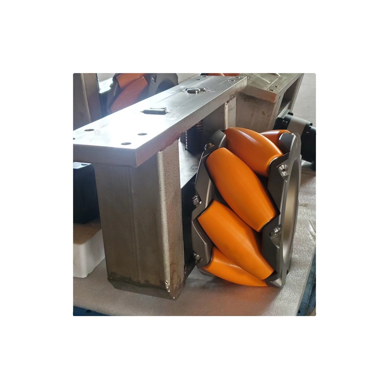 25Inch Industrial Mecanum Wheel Durable Aluminum Alloy Advanced Mobility Solutions Material Handling Equipment Parts