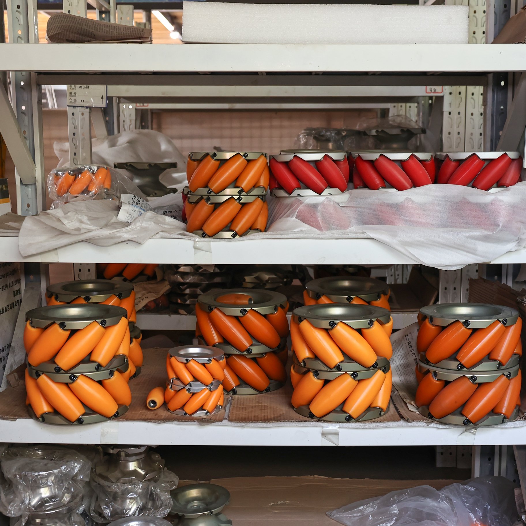 25Inch Industrial Mecanum Wheel Durable Aluminum Alloy Advanced Mobility Solutions Material Handling Equipment Parts