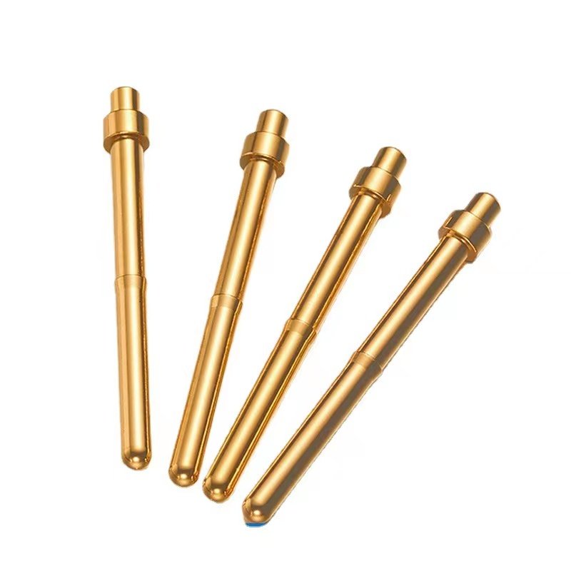 New Energy Vehicle Component Custom Aviation Copper Cross Needle Spring Golden Copper Pin