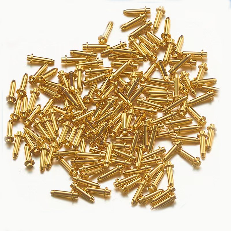 New Energy Vehicle Component Custom Aviation Copper Cross Needle Spring Golden Copper Pin