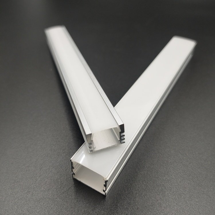 Best Price Aviation Aluminium 6063 Super Slim Led Strip Profile Baseboard Recessed 3M for Led Tunnel Light