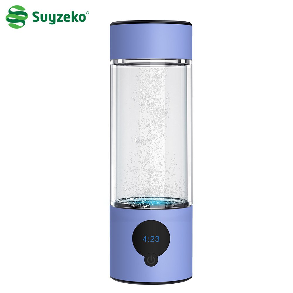 Suyzeko 2024 NEW Product Hydrogen Water Generator Alkaline 5000ppb New Technology Sport Portable Hydrogen Water Bottle 6000ppb+