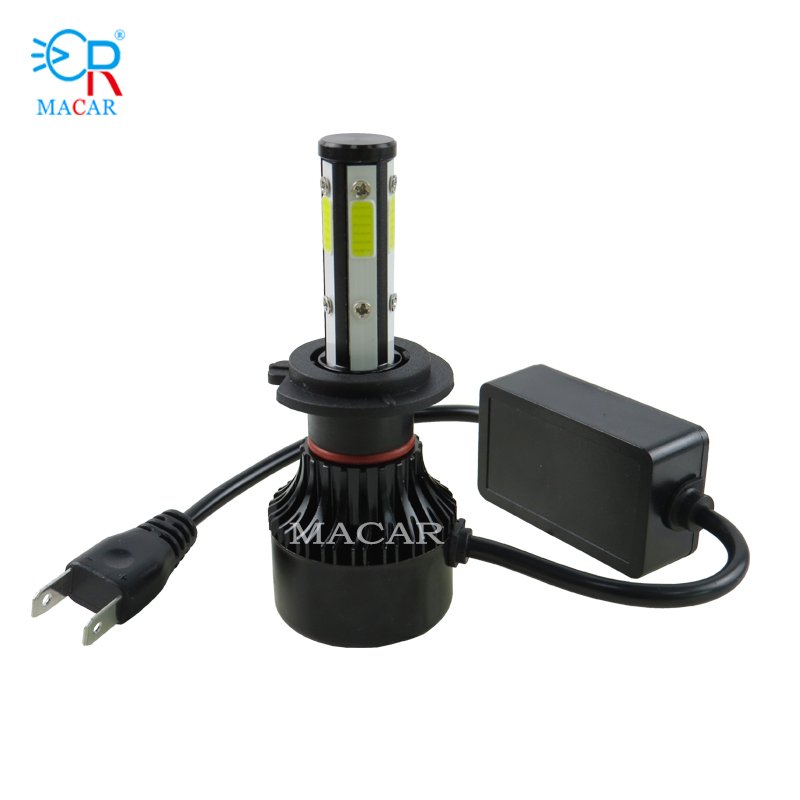 MACAR Hot Sell Car Led Headlight 5-sides Led Headlight 6000k 10000lm Led Headlight Bulb H4 H11 H7