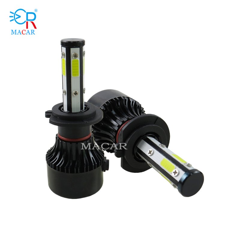 MACAR Hot Sell Car Led Headlight 5-sides Led Headlight 6000k 10000lm Led Headlight Bulb H4 H11 H7