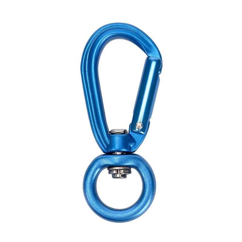 Factory Custom Small Swivel Carabiner Keychain Karabiner Locking Aluminum Carabiner For Dog Leash