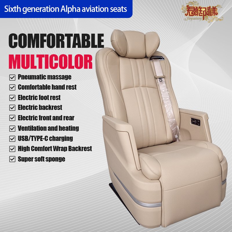 Car Seat Toyota TALPHARD VELLFIRE Hiace Noah Voxy Sienna Customized Luxury Car Seats Electric Adjustable Vip Aviation Seat