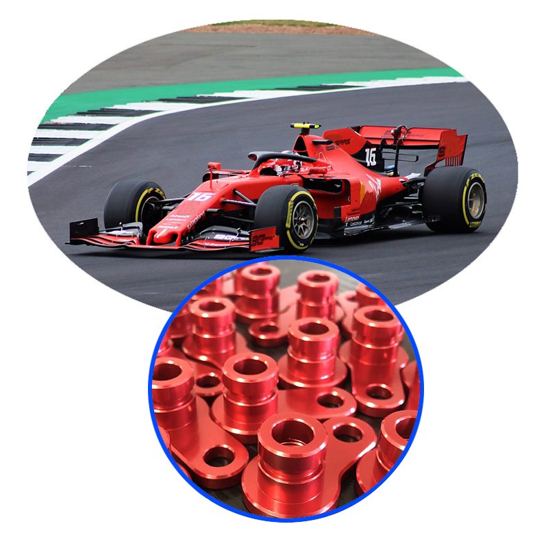 Aluminum Cnc Motorcycle Machining Services Custom Metal Parts Aluminum Cnc Milling Parts for Auto and Bicycle Spare