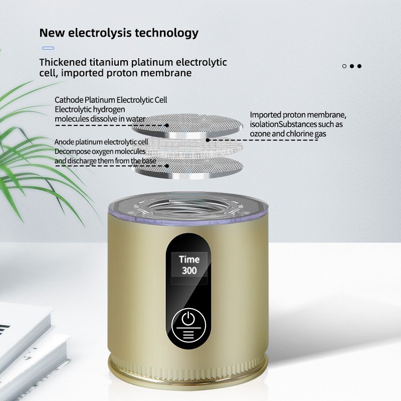 High Concentration H2 Hydrogen Bottle Portable SPE PEM Technology Hydrogen Water Generator Hydrogen Inhailer